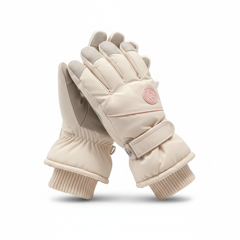 Beige Neopren-Handschuhe Produktbild